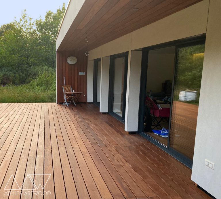 Terrasse et bardage bois ipé