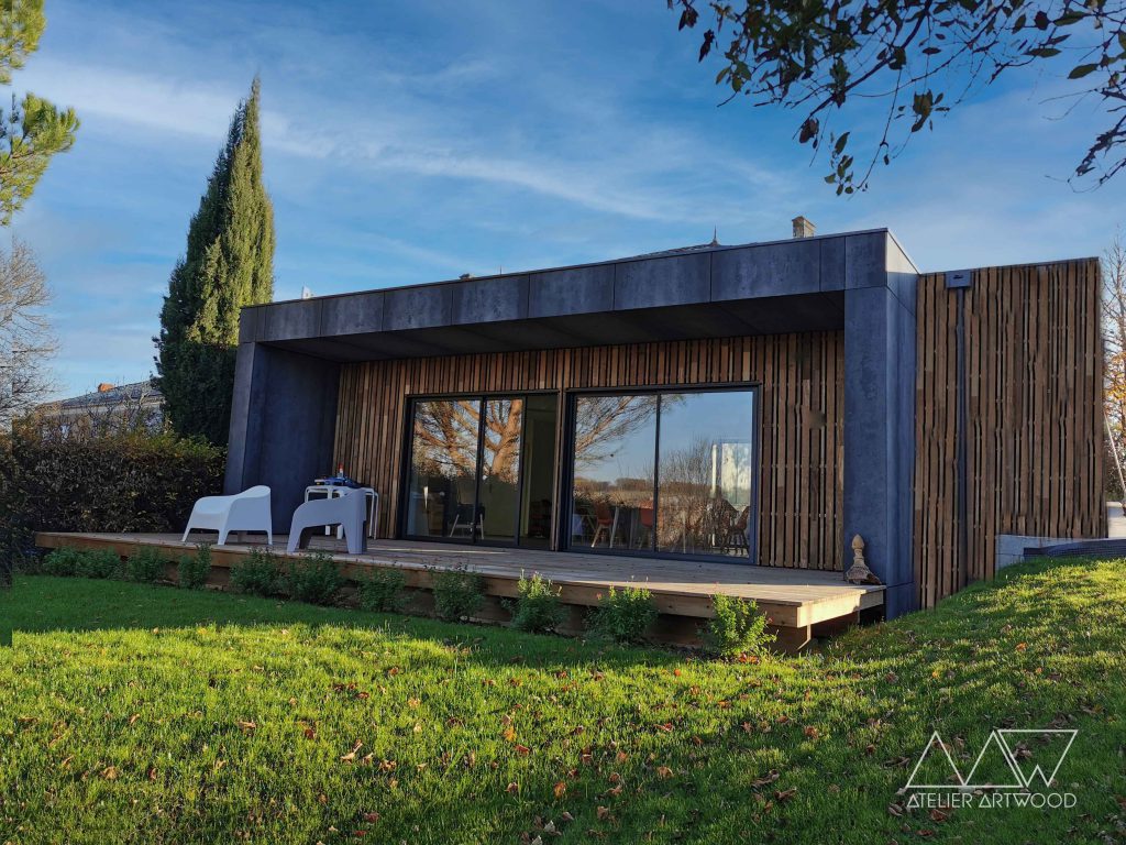 Maison écologiqueen ossature bois en Charente Maritime