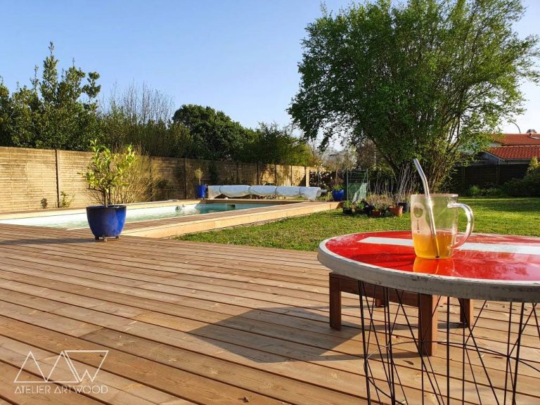 Terrasse en bois à Bordeaux