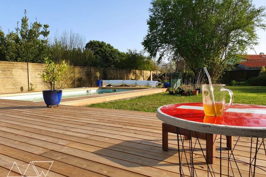 Terrasse en bois à Bordeaux