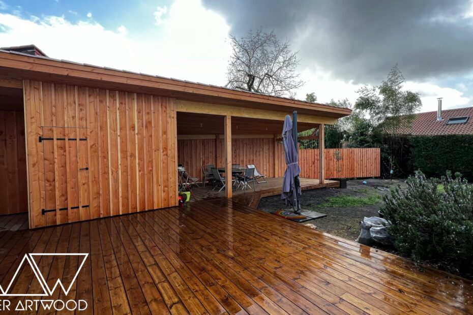 Terrasse, abri et pergola